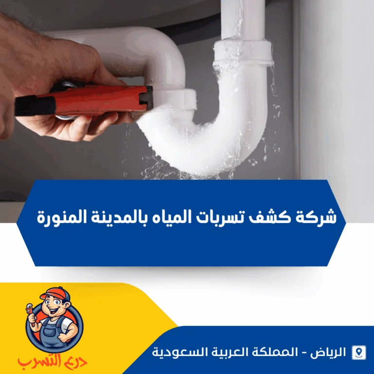 شركة كشف تسربات المياه بالمدينة المنورة